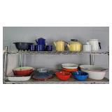 26 Pc Assorted Enamelware