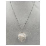 Sterling Silver 16in Chain W/ Freshwater Pearl