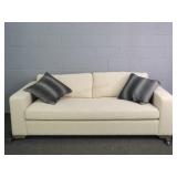 Four Hands Furn Full Length Sofa W/ Accent Pillows
