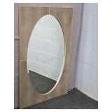 Uttermost Composit Frame Shagreen Oval Mirror