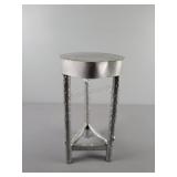 18" Contemporary Metal Accent Table
