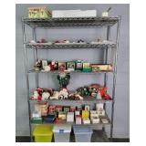 Christmas Decor Lot - Rack Not Included