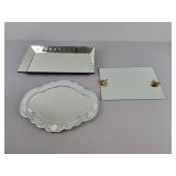 3x Bid Uttermost & More Mirrored Platters