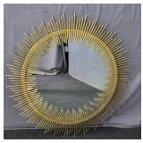 Safavieh Metal Sunray Circle Gold Mirror