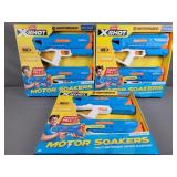 3x Bid Zuru X Shot Motor Soakers