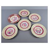 6x Bid Bavaria Decorative Floral Dinner Plates