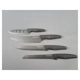 4x Bid Granitestone Kitchen Knives