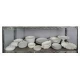 39 Pc White Dinnerware