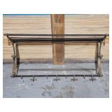 Brass Hall Tree Frame - Missing Mirror