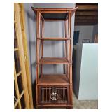 Vintage Bamboo Etagere