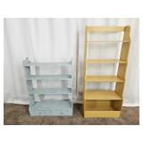 2x The Bid Small Wall Hung Shelf Unit