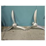 2x The Bid Working 3 Blade Ceiling Fans