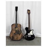 2x The Vintage Guitars For Decor/repair