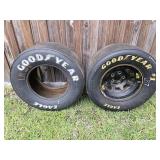 2 Pc Lot Goodyear Racing Tires