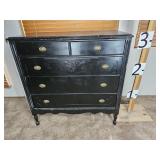 Vintage Painted Mahogany Dresser