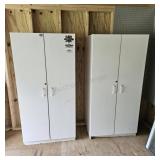 2x The Bid Mfg Storage Cabinets