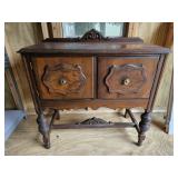 Vintage Walnut Veneer Buffet