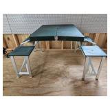 Metal & Plastic Folding Picnic Table