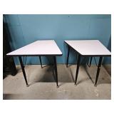 2x The Bid Mid-century Style Tables