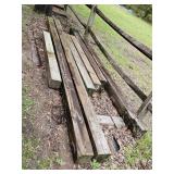 7 Pc Assorted Length 6"x6" Lumber