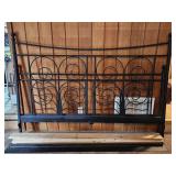 King Size Decorative Metal Beds W/ Rails