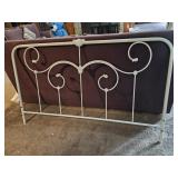 Painted Metal Queen Headboard