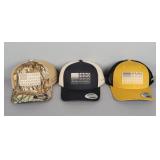 3x The Bid Columbia Snapback Hats