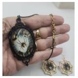 Dark Gothic Victorian Style Spider Pendant