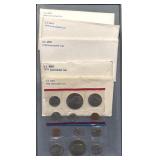 5x The Bid Us Mint Uncirculated Sets 1976-80