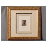 Paul Cezanne Head Of A Girl Lithograph