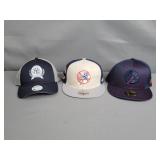 3x The Bid Assorted Ny Yankees Caps