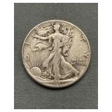 1941 Walking Liberty Silver Half Dollar
