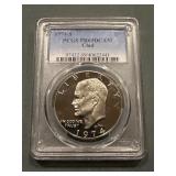 1974 S Proof Eisenhower Dollar Pcgs Pr69dcam