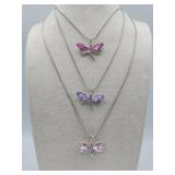 3 Dragonfly Necklaces
