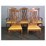 5x Bid Trogdon Furn Mid Century Mahogany Chairs