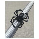 Black Metal Spider Ring Adjustable