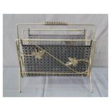 Mid-century Metal Media Rack