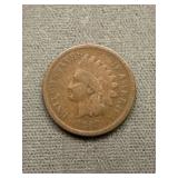 Semi Key 1868 Indian Head Cent.