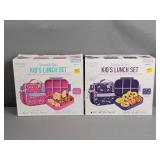 2x Bid Snap & Go Kids Lunch Set