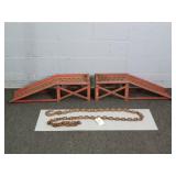 Lot Of 3 Vintage Heavy Metal Auto Ramps