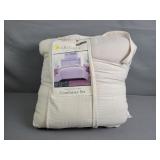 100% Cotton F/q Stripe Comforter Set