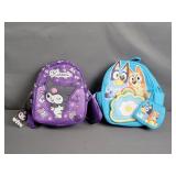 2x The Bid Bluey & Kuromi Small Back Pack
