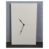 Minimalist Rectangular Wall Clock