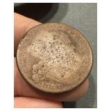 Rare 1798 Bust Large Cent With Initials On