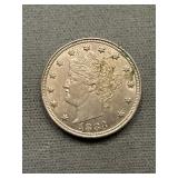 High Grade 1883 Liberty Head V Nickel No Cents
