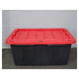 Plastic Storage Tote W/ Lid