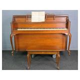 Story & Clark Cherry Finish Upright Piano