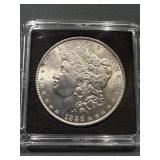 1886 Morgan Silver Dollar Blast White