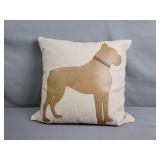 Boxer Pattern Throw Pillow