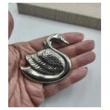 Large Swan Pendant